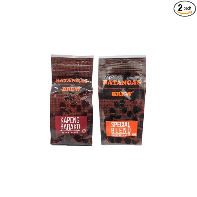 Batangas Brew Kapeng Barako Whole Beans 300g and Kapeng Barako Special Grind 300g Batangas Roast Coffee Made in the Philippines