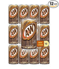 A&ampW Root Beer Mini Soda Cans 7.5 oz Soft Drinks Bulk Snacks Pack Small Refrigerator &amp Snack Pantry Drink 12 Count Beverage Bedroom &amp Kitchen Supplies
