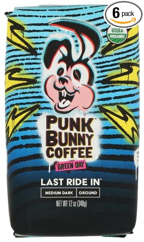 Punk Bunny Coffee Last Ride Ground 12 oz (Pack of 6)