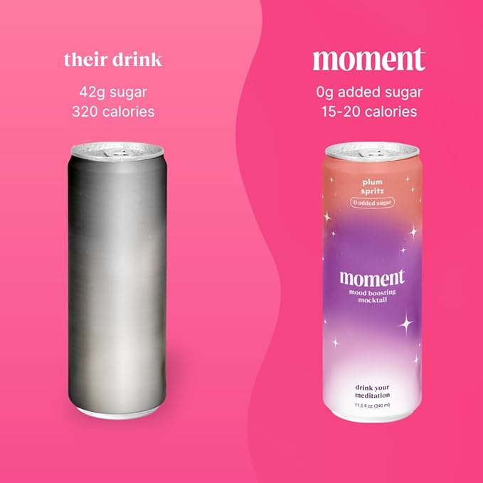 Drink Your Meditation Mocktails Non Alcoholic Drinks (Shark Tank) | SPARKLING Adaptogen Drink | L-Theanine &amp Ashwagandha for Calm &amp Clarity | 0 Added Sugar 0 Caffeine (Variety) Mocktails 11.