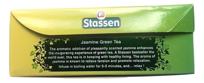 Stassen Pure Jasmine Green Tea (Pack of 2) 100 Tea Bags