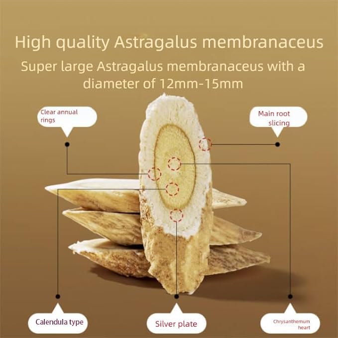 500g/1.1lb 100% Pure Astragalus Root 黄芪 Huangqi Dried Bulk Herbs Chinese Herbs Astragalus Organic with Codonopsis and Astragalus Dragon Herbs