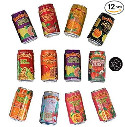 Hawaiian Sun Juice Drinks Ultimate Variety Pack of 12