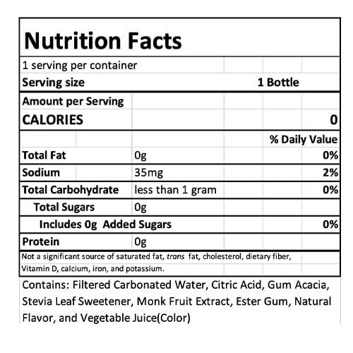 Hank's Soda ZERO Pompelmo Citrus Sparkling Beverage 12 Cans Sugar-Free
