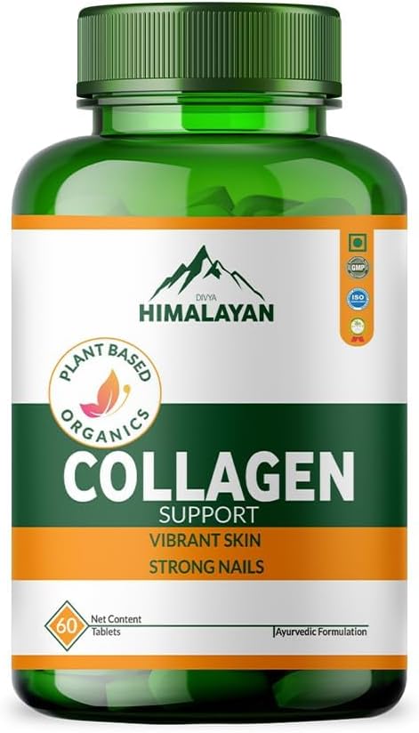 Multi Collagen Capsules - Type I II III V X - with Hyaluronic Acid Biotin &amp Vitamin C - for Hair Skin Nail Bone &amp Joint Support - 60 Capsules - Non-GMO