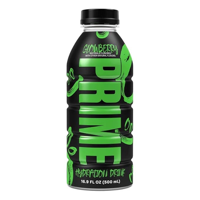 PRIME Hydration Sports Drink by Logan Paul &amp KSI - Los Angeles (LA) Dodgers + Glowberry - 500ml Bottle
