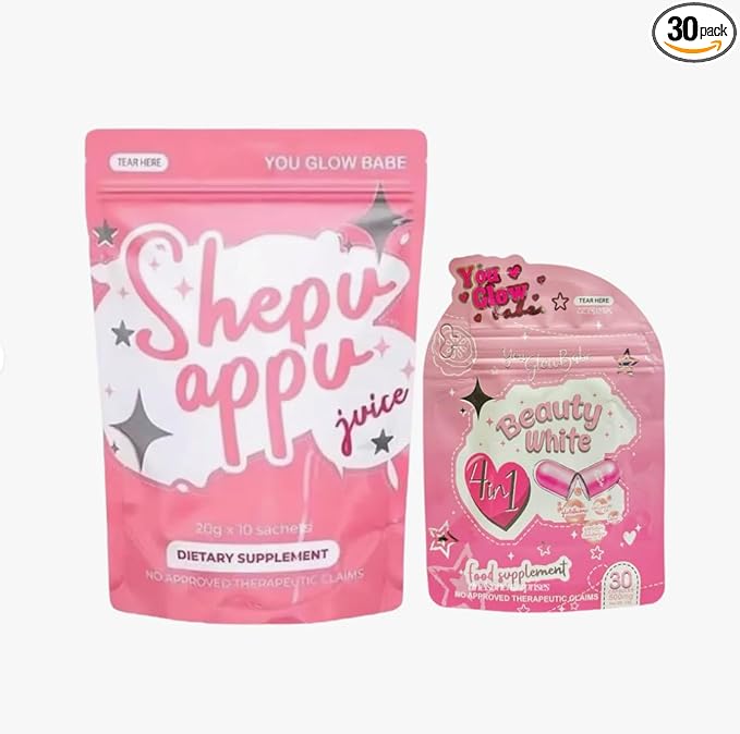 You Glow Babe Shepu Appu Shape Up Juice &amp Beauty White Caps