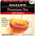 Bigelow 100 Count Premium Blend Black Tea (Case of 10) Contains 1000 Total Individually Wrapped Tea Bags Full Caffeine