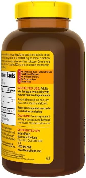 Cholesterol Off Plus 210 Softgels 900mg Plant Sterols | Take 2 Softgels Twice Daily | Gluten Free