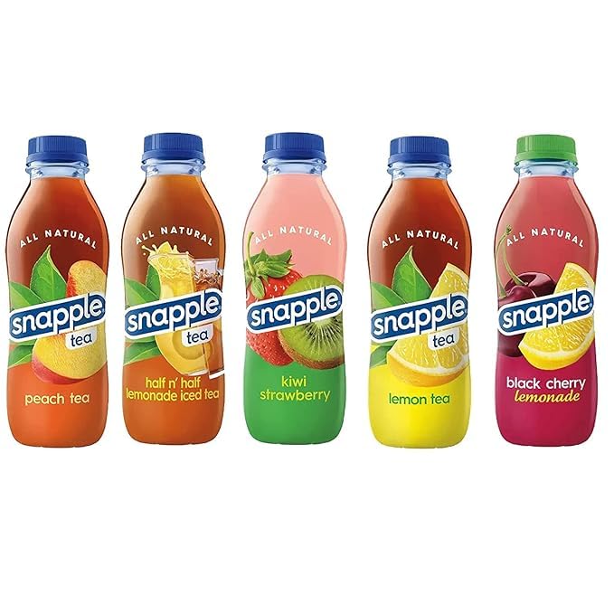 Ice Tea and Juices variety pack 16 fl oz recycled plastic bottle Pack of 17