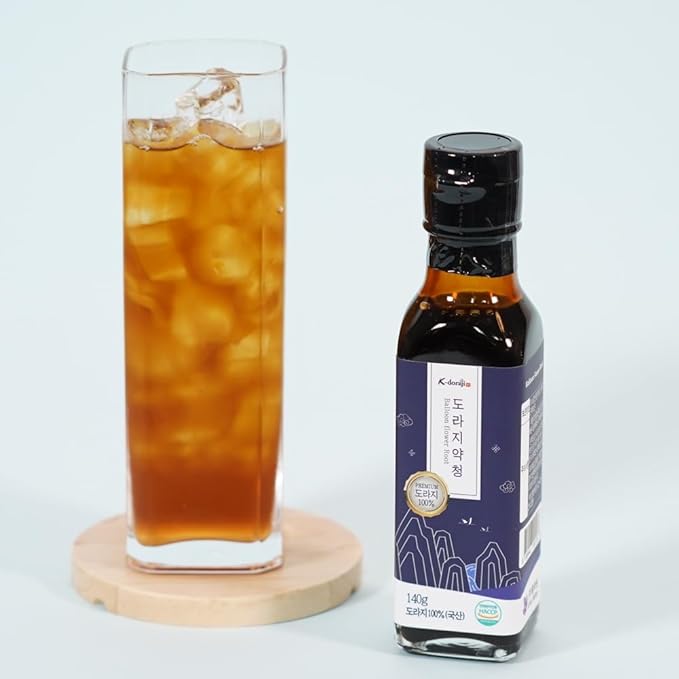 [K-doraji] Korean Premium Natural Tea Concentrate 140ml -100% Bellflower Root Extract Sore Throat