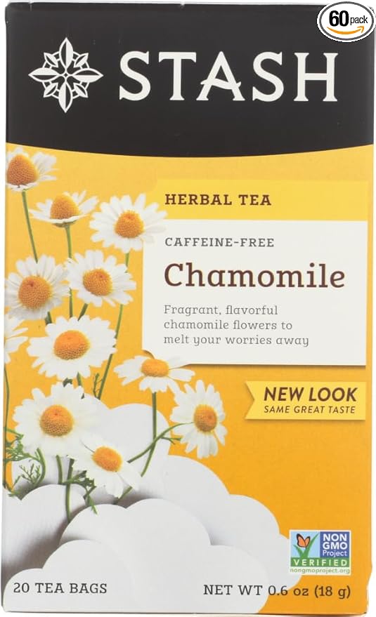 Stash Tea - Herbal - Chamomile - 20 Bags - Case of 6
