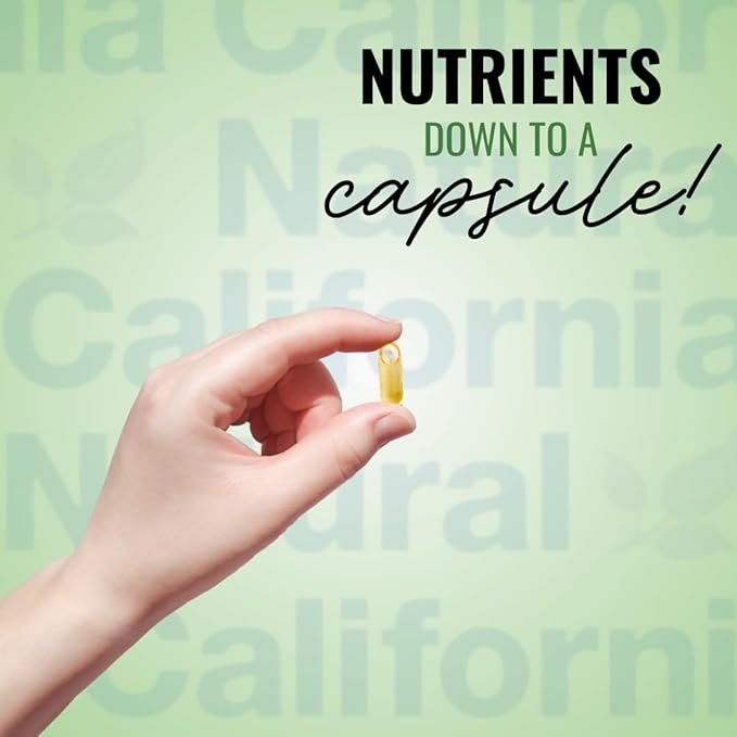 Wild Oregano Oil Vegetarian Soft Capsules - California Natural - Immune System &amp Digestive Support - Promote Gut Health &amp Healthy Digestion - 100% Vegetarian - 70% Carvacrol - Herbal 90 count
