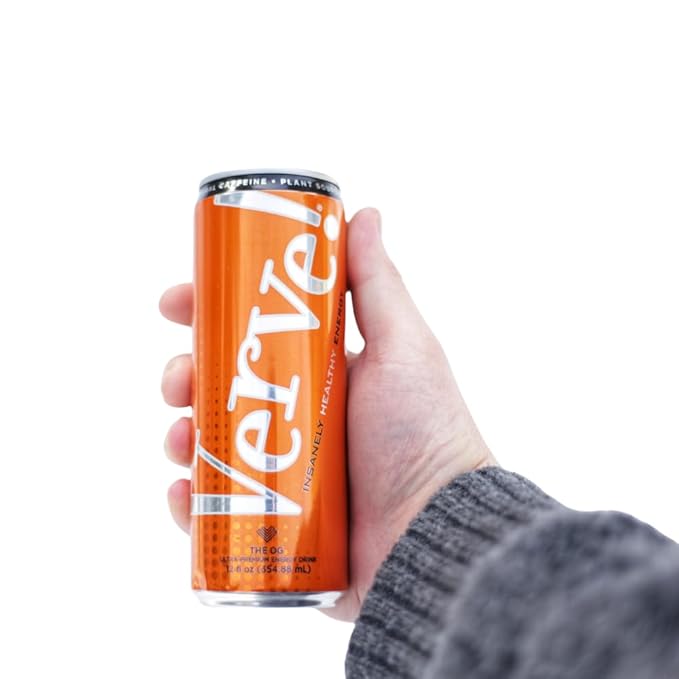 BodePRO Verve Original Energy Drink | Natural Caffeine from Coffee Beans | Packed with Vitamin B12 Vitamin C A B E and Minerals | Antioxidant-Rich | Tropical Flavor | 12oz | Healthy Energy Drink