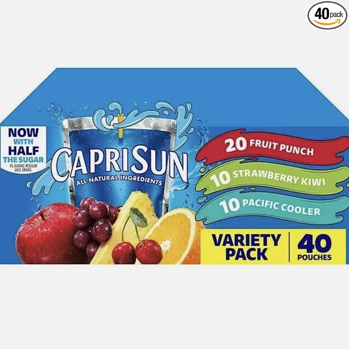 Capri Suns Variety Pack Juice Pouches 6 fl. oz. 40 Count