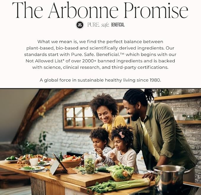 Arbonne BeWell Superfood Greens Powder - Health Supplement Powder Made from a Variety of Fruits and Vegetables Organic Green Juice Supplement 7.8 oz