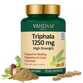 VAHDAM Triphala Capsules 1250 mg - High Strength Supplement with Amla Bibhitaki Haritaki Extract | Supports Healthy Digestion &amp Colon Function | 90 Capsules