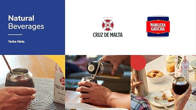 Yerba Mate Cruz de Malta Suave y Duradera 2.2 Lbs each bag 3-pack