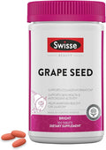 Swisse Grape Seed Extract Capsules | Grapeseed Extract Antioxidant Supplement |with Vitamin C for Skin &amp Collagen Support | 5 Month Supply