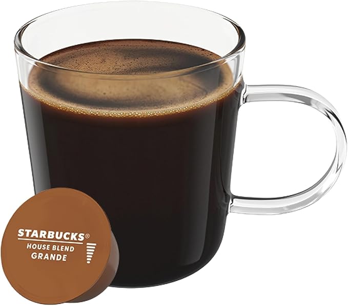 Starbucks Americano House Blend Medium Roast Coffee Pods by NESCAFÉ Dolce Gusto (Pack of 6 Total 72 Pods)