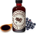 Wooden Spoon Herbs Elderberry Syrup | USDA Certified Organic Lung &amp Immune Support Tonic | Elderberry Syrup Blended with 6 Respiratory &amp Immune Support Herbs | Gluten-Free Non-GMO Vegan | 8