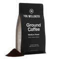 For Wellness Arabica Ground Coffee (12 oz Medium Roast) – Pair With The Good Stuff to Supercharge Your Coffee