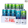 Angry Angel Strawberry Kiwi &amp Tropical Natural Energy Drink - (24 count) Mixed Pack - Zero Sugar - CoQ10 - Important B Vitamins - 12 oz Cans