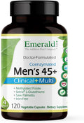 EMERALD LABS Men's 45+ Clinical Multi - Multivitamin for Comprehensive Support Bone &amp Heart Health* - Designed for Men 45+ - Gluten-Free &amp Vegetarian - 120 Vegetable Capsules (30-Day Supply)