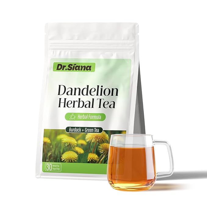 Dr.Siana Burdock Root Tea &amp Green Tea5g x 30 Teabags - Premium Natural Herbal Tea Support Digestive Function