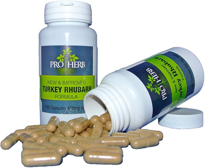 Turkey Rhubarb 450mg 100 Capsules