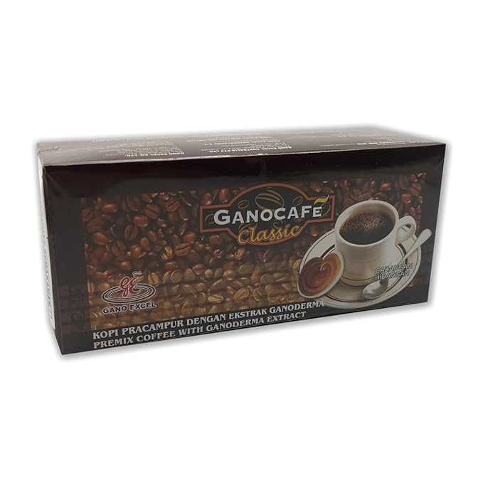 HAGEN Generic Gano Excel Gano Cafe Classic Dark Roast Instant Black Coffee 30 sachets x 3g (3 Boxes)