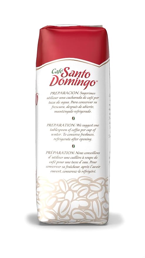 Santo Domingo Coffee 16 oz Bag Ground Coffee - Product from the Dominican Republic… (Pack of 3)