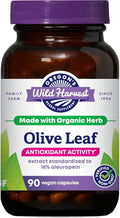Oregon's Wild Harvest Olive Leaf Supplement Antioxidant Support 350 mg 90 Count