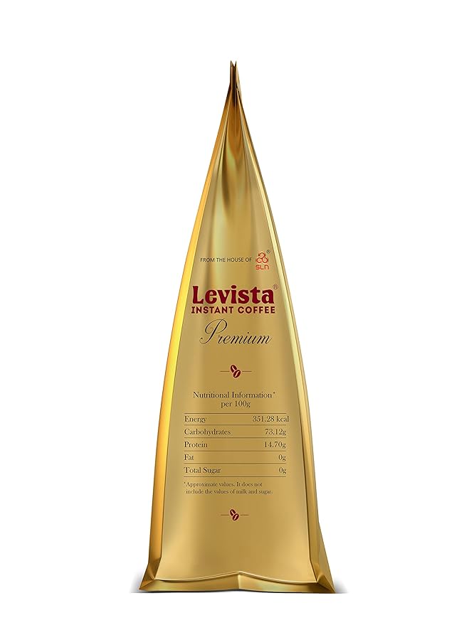 Levista Premium Instant Coffee 200Gm Pouch Bag Ground