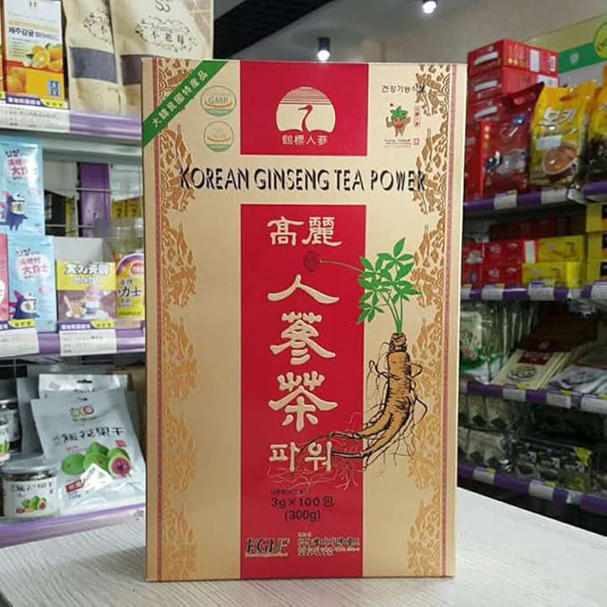 Ginseng TeaGinseng Tea BagsGinseng Tea OrganicGinseng Tea Loose LeafGinseng Tea Bags OrganicGinseng Tea for MenOriginal Korean Ginseng TeaSouth Korea ImportMade in Korea (50 Packets*3g)