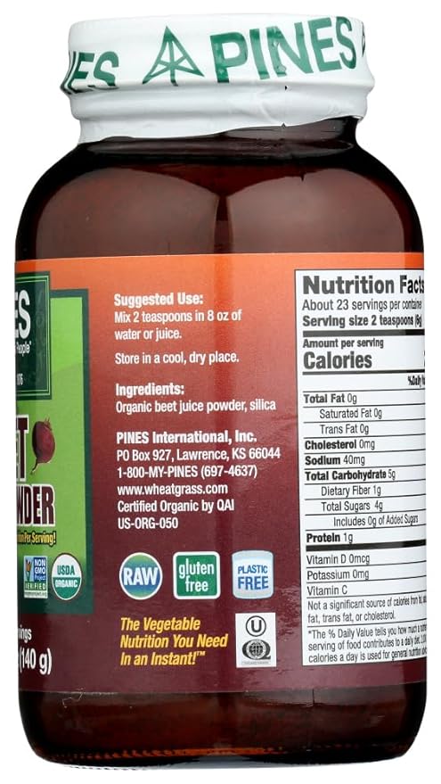 2 Packs of Pines International Beet Juice Powder - 5 Oz