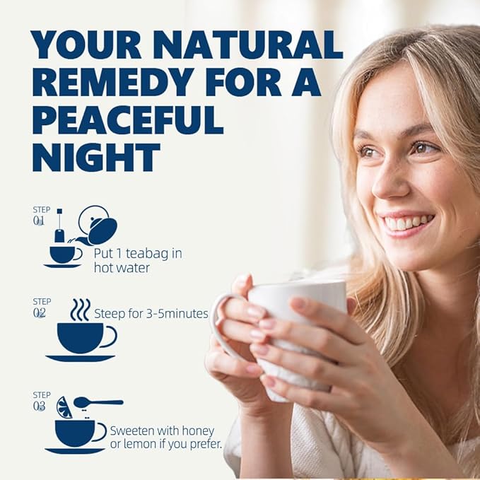 VAEYAE 2 Packs Cortisol Drink Loose Leaf Herbal Tea Men and Women Stress Reducer Cortisol Reducing for Relax Focus Mental Clarity &amp Digestive Comfort Natural Tea with Chamomile &amp Ashwagan