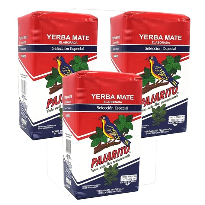 Pajarito Especial Yerba Mate 3 x1 kg (2.2lbs) each