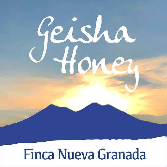 Aroma Ridge Guatemala Geisha Honey Washed Coffee Eco-Friendly - Complex Mellow Flavor - Single Origin Single Estate Coffee: Nueva Granada Farm Whole Bean 1 pound bag