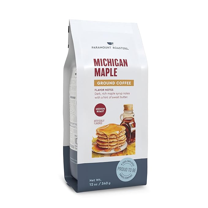Almond Amaretto Creme Brulee &amp Michigan Maple Grove Ground Coffee Bundle