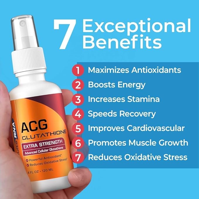Results RNA - ACG Glutathione Extra Strength Immune Boost – Powerful Antioxidant &amp Immune Boost Formula in a Great Tasting Spray. Recommended by Doctors Worldwide ( 2 oz )