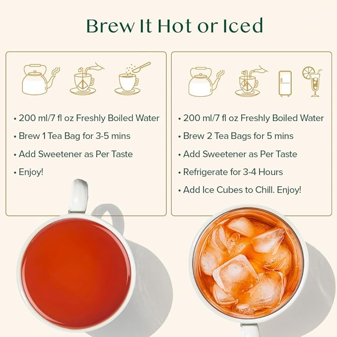 VAHDAM Earl Grey Black Tea Bags (100 Count) Medium Caffeine Non GMO Gluten Free | Citrus Bergamot &amp Smooth | Resealable Ziplock Pouch | Plant Based Tea Bags