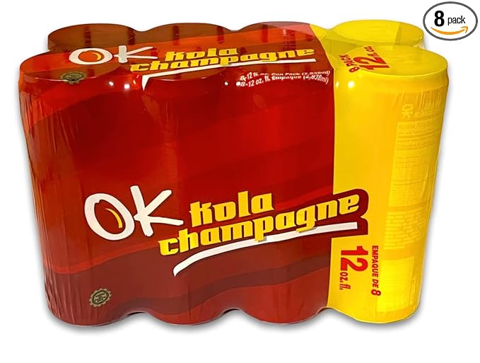 Ok Kola Champagne - Puerto Rico Soda (8 Pack)