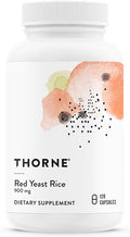 THORNE - Red Yeast Rice - Supports Healthy Cholesterol Levels Already in a Normal Range Heart Health &amp Blood Pressure* - Third-Party Certified - Gluten-Free Dairy-Free - 120 Capsules
