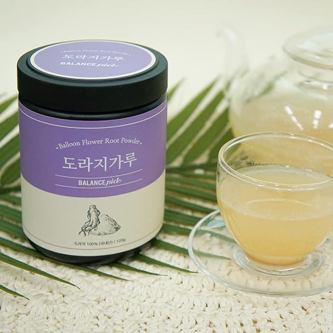 BALANCE PICK Balloon Flower Root Powder 4.23oz / 120g Made in Korea 도라지가루