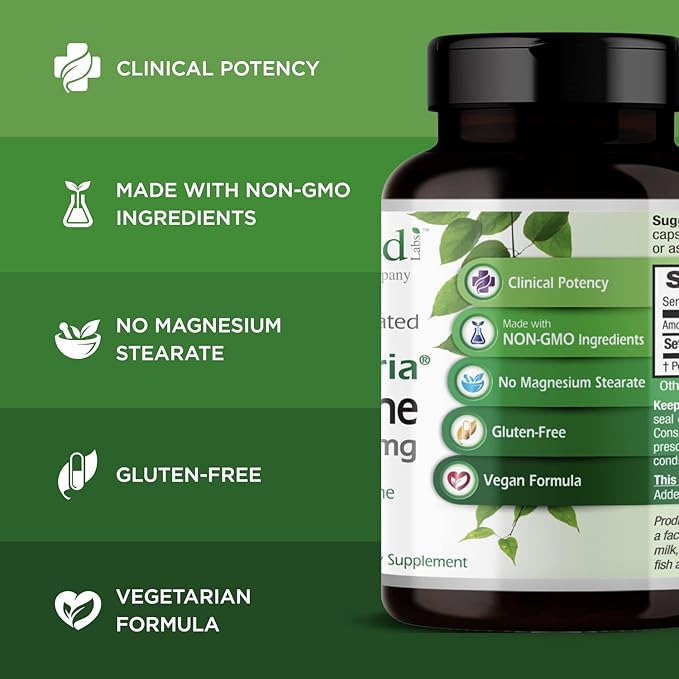 EMERALD LABS Setria L-Glutathione - Powerful Glutathione Supplement - Offers Liver &amp Immunity Support* - Gluten-Free - 30 Vegetable Capsules