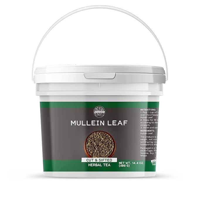 Birch &amp Meadow 1 Gallon of Mullein Leaf Cut &amp Sifted Herbal Tea