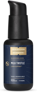 Quicksilver Scientific Nanoemulsified Milk Thistle - Silymarin Liquid with Liposome Delivery System - Immune Detox + Liver Cleanse Support (1.7oz / 50ml)