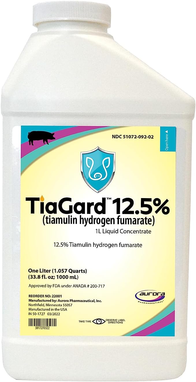Aurora TiaGard 12.5% Liquid Concentrate Generic for Denagard 1L One Liter
