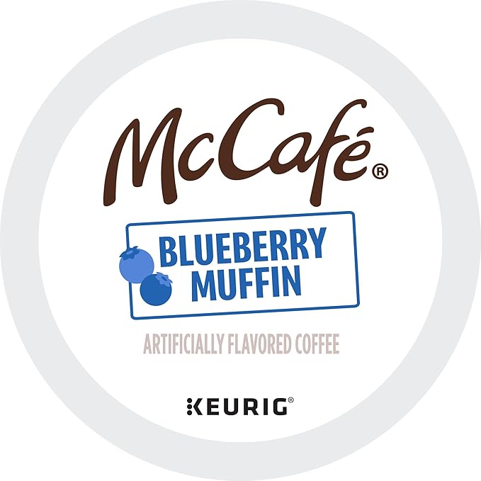 McCafe Blueberry Muffin Coffee Keurig Single Serve K-Cup Pods 24 Count